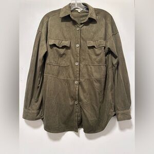 Max Studio Men's Khaki‎ Shirt Jacket